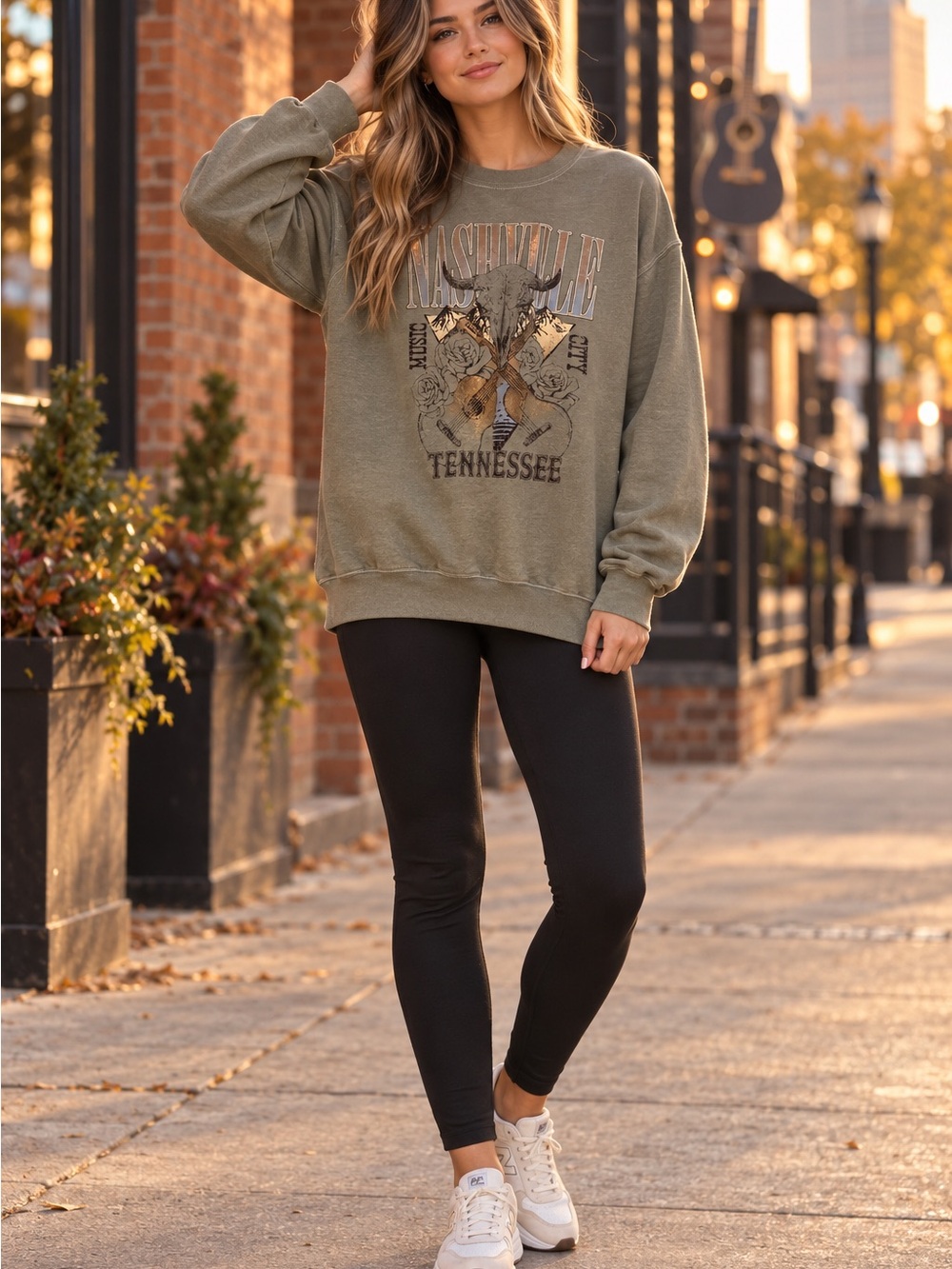 Altar’d State Nashville Tennessee Western Graphic Sweatshirt
